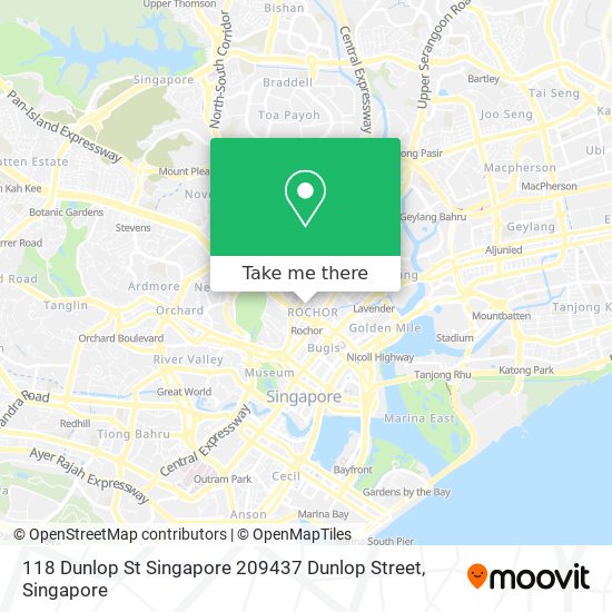 118 Dunlop St Singapore 209437 Dunlop Street地图
