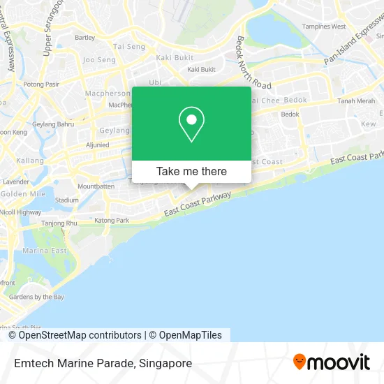 Emtech Marine Parade map