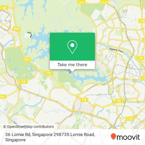 36 Lornie Rd, Singapore 298735 Lornie Road地图
