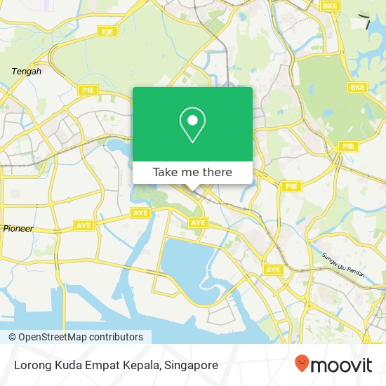 Lorong Kuda Empat Kepala地图