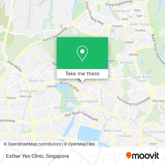 Esther Yeo Clinic map