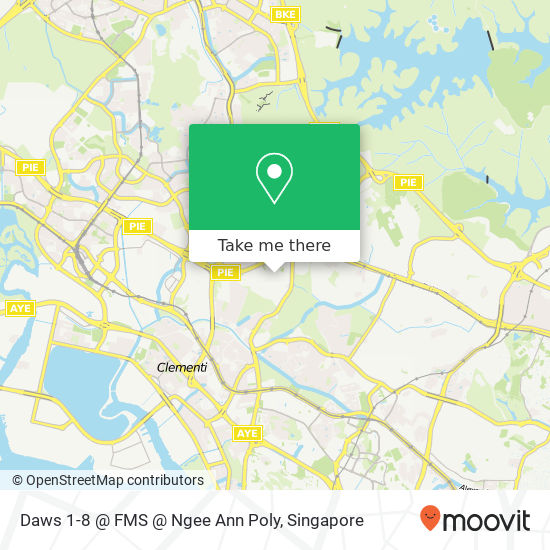 Daws 1-8 @ FMS @ Ngee Ann Poly map