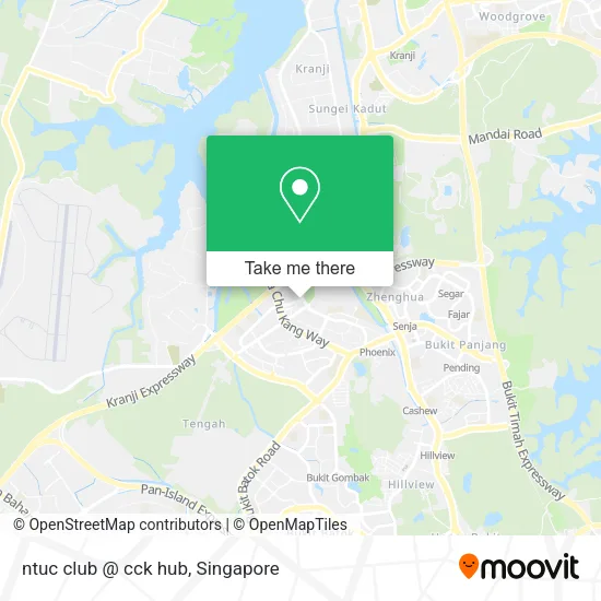 ntuc club @ cck hub map
