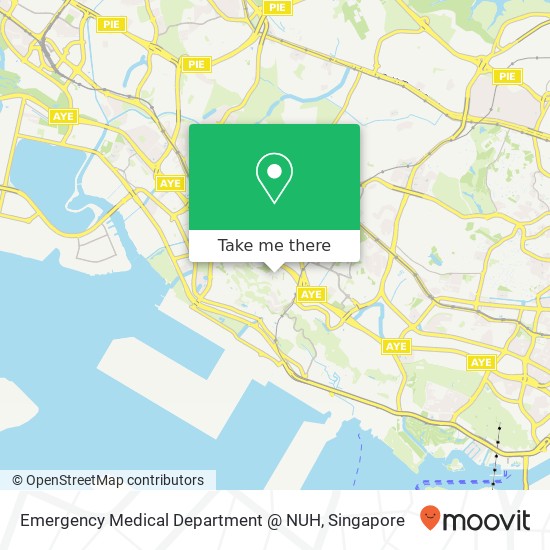 Emergency Medical Department @ NUH map