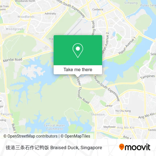 後港三条石作记鸭饭 Braised Duck地图