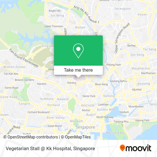 Vegetarian Stall @ Kk Hospital map