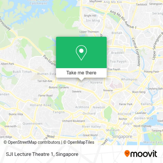 SJI Lecture Theatre 1 map