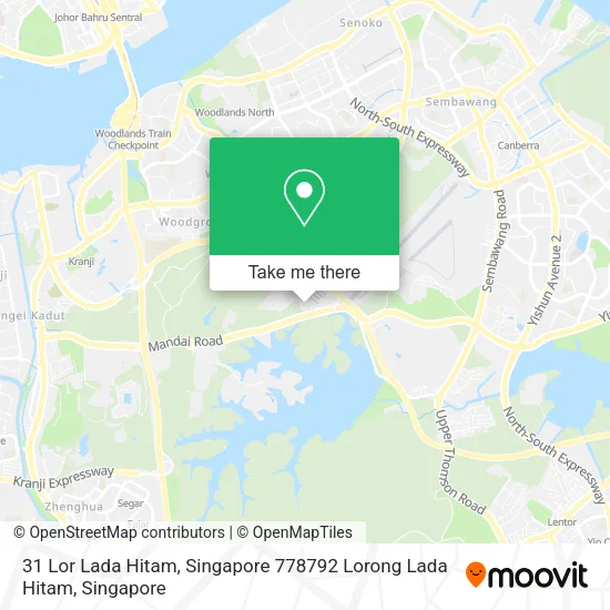31 Lor Lada Hitam, Singapore 778792 Lorong Lada Hitam map