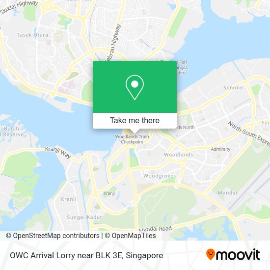 OWC Arrival Lorry near BLK 3E map