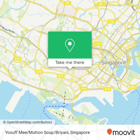 Yosuff Mee/Mutton Soup/Briyani map