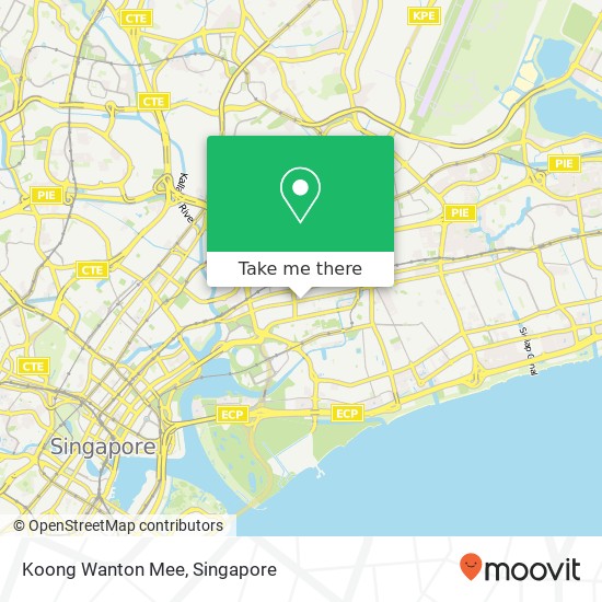 Koong Wanton Mee map