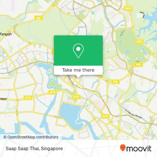 Saap Saap Thai map