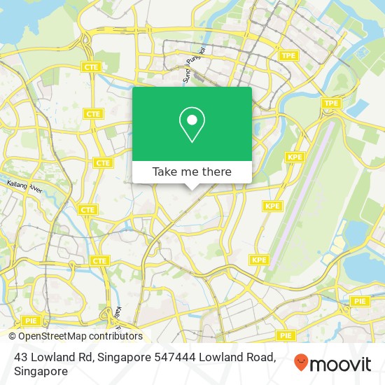 43 Lowland Rd, Singapore 547444 Lowland Road map