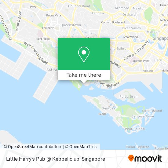 Little Harry's Pub @ Keppel club map