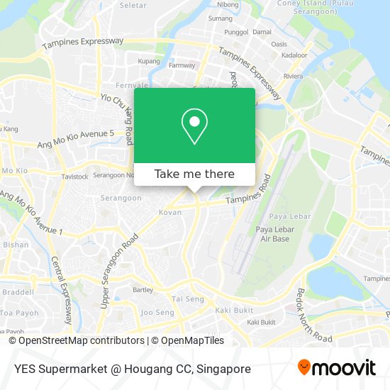 YES Supermarket @ Hougang CC map
