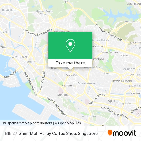 Blk 27 Ghim Moh Valley Coffee Shop map