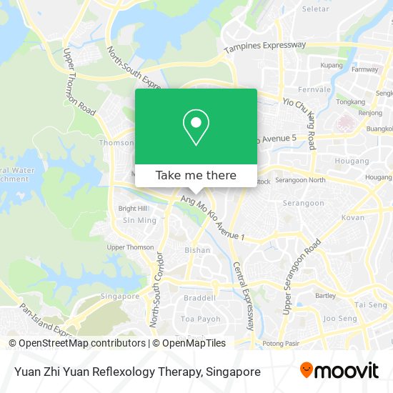 Yuan Zhi Yuan Reflexology Therapy map