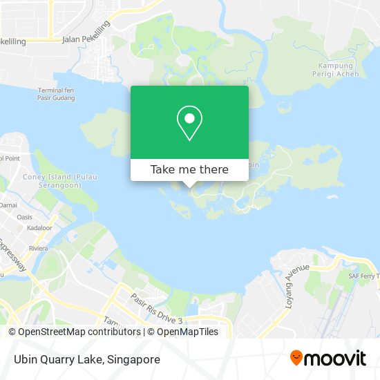 Ubin Quarry Lake map