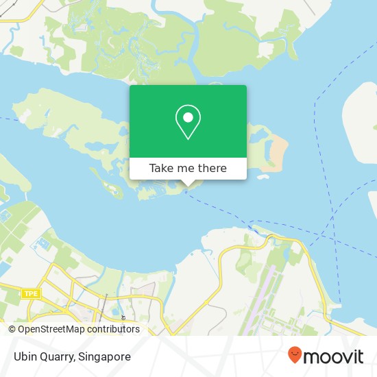 Ubin Quarry map