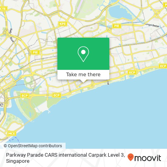 Parkway Parade CARS international Carpark Level 3 map