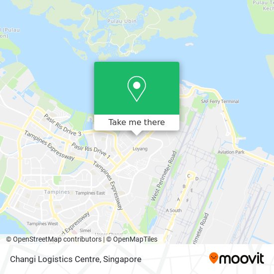 Changi Logistics Centre map