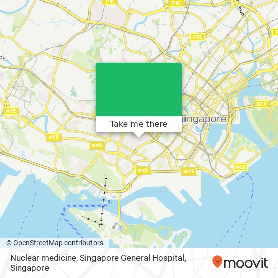 Nuclear medicine, Singapore General Hospital地图