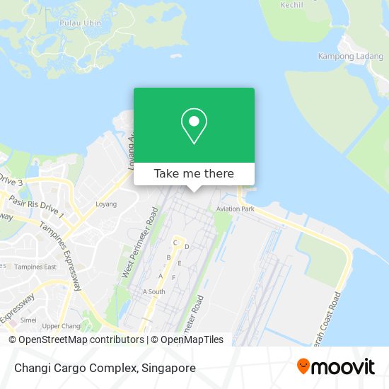 Changi Cargo Complex map