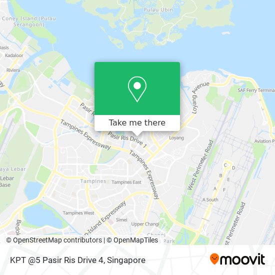 KPT @5 Pasir Ris Drive 4 map