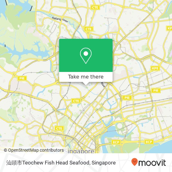 汕頭市Teochew Fish Head Seafood map