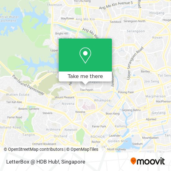 LetterBox @ HDB Hub! map