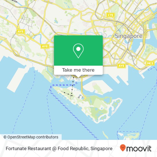 Fortunate Restaurant @ Food Republic map