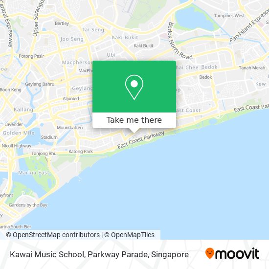 Kawai Music School, Parkway Parade map