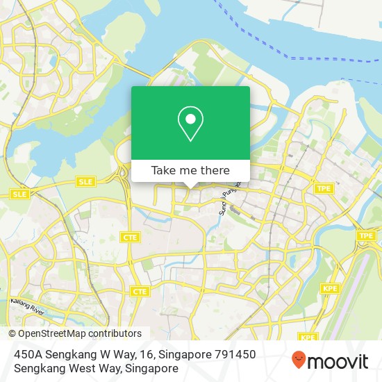 450A Sengkang W Way, 16, Singapore 791450 Sengkang West Way地图