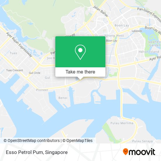 Esso Petrol Pum map