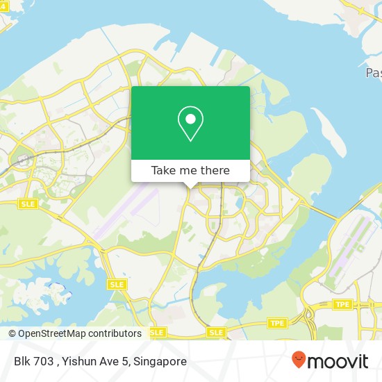 Blk 703 , Yishun Ave 5 map