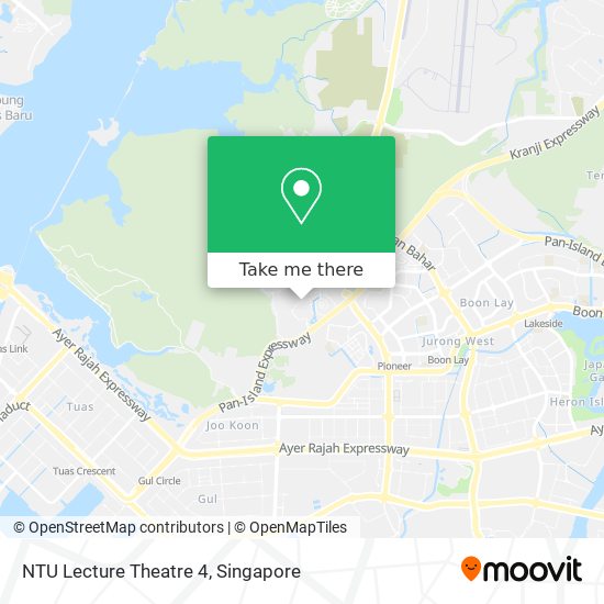 NTU Lecture Theatre 4 map