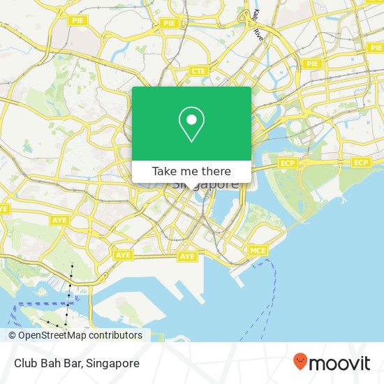 Club Bah Bar map