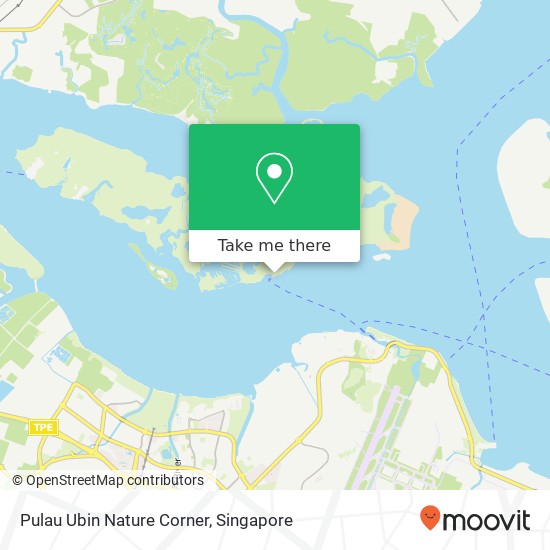 Pulau Ubin Nature Corner map