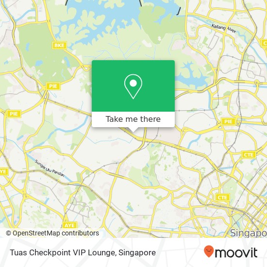 Tuas Checkpoint VIP Lounge map