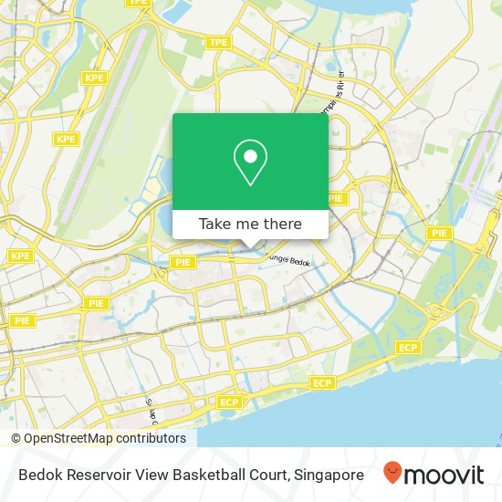 Bedok Reservoir View Basketball Court地图