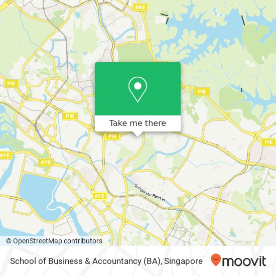 School of Business & Accountancy (BA) map