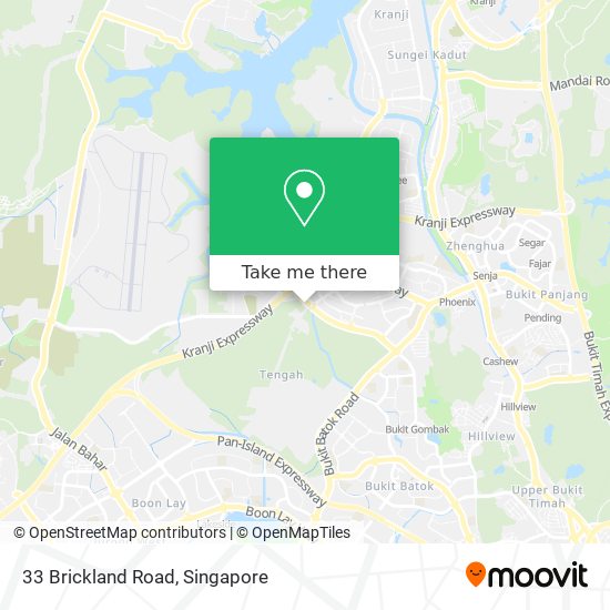 33 Brickland Road map