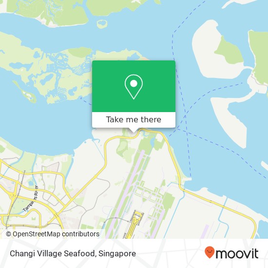 Changi Village Seafood map