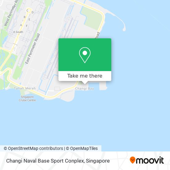 Changi Naval Base Sport Conplex map