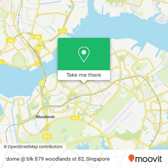 dome @ blk 879 woodlands st 82 map