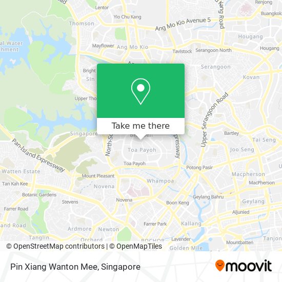 Pin Xiang Wanton Mee map