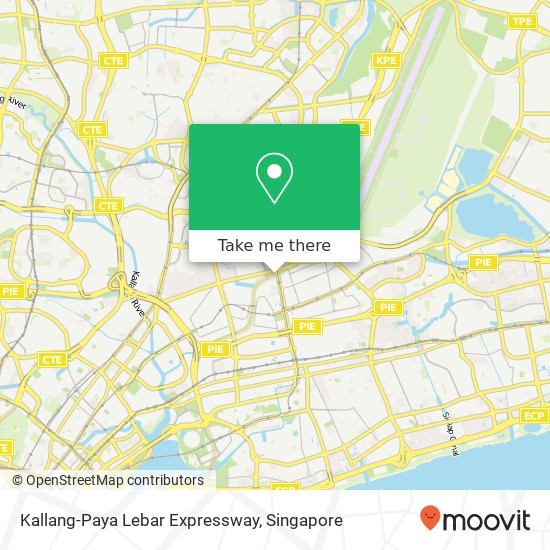 Kallang-Paya Lebar Expressway地图