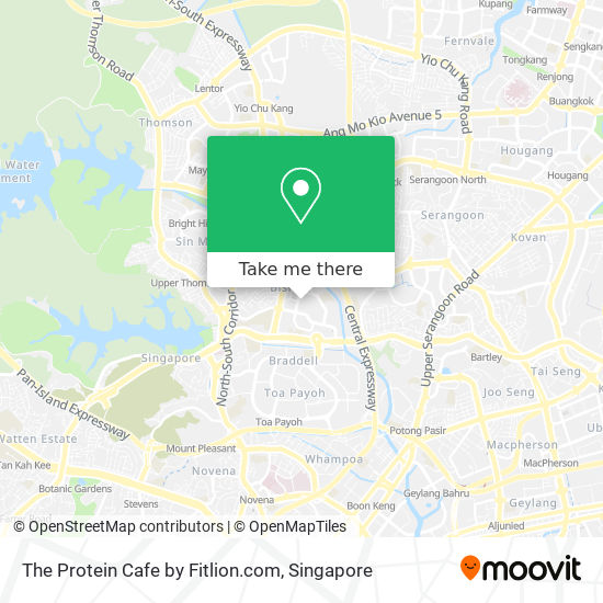 The Protein Cafe by Fitlion.com map