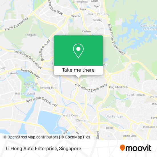 Li Hong Auto Enterprise map