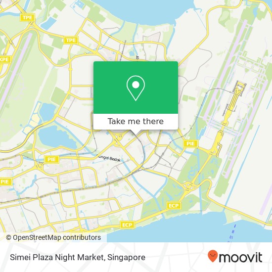 Simei Plaza Night Market map